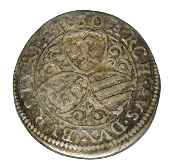 3 kreuzer 1630, Ferdynand II, Habsburg, Austria, Graz,
