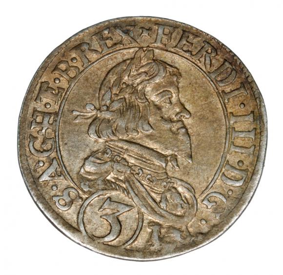 3 kreuzer 1638 Ferdynand III Habsburg Austria Sant Veit