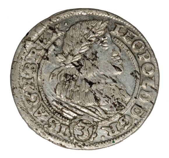 3 kreuzer 1661 Leopold I Habsburg Silesia Wroclaw