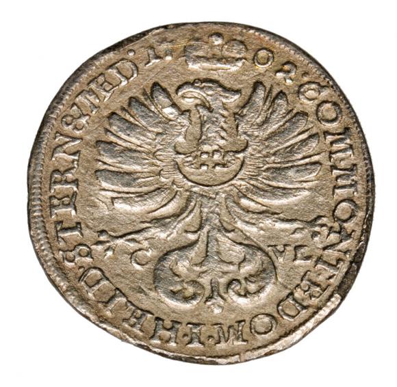 3 kreuzer 1702 Christian Ulrich I Duchy of Olesnica Bierutow Radziejowice Olesnica