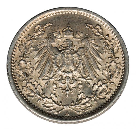 1/2 mark 1915 A Wilhelm II Germany Berlin (2)