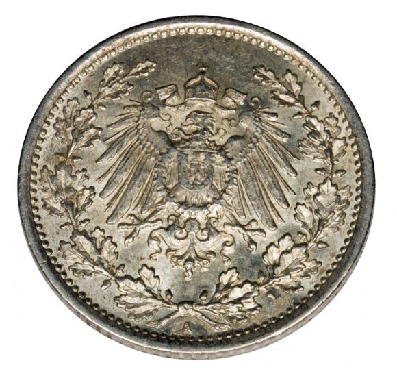 1/2 mark 1916 A Wilhelm II Germany Berlin (2)
