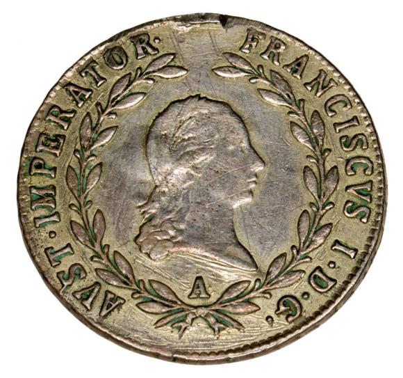 20 krezuer 1820 Francis II Austria Wien (1)