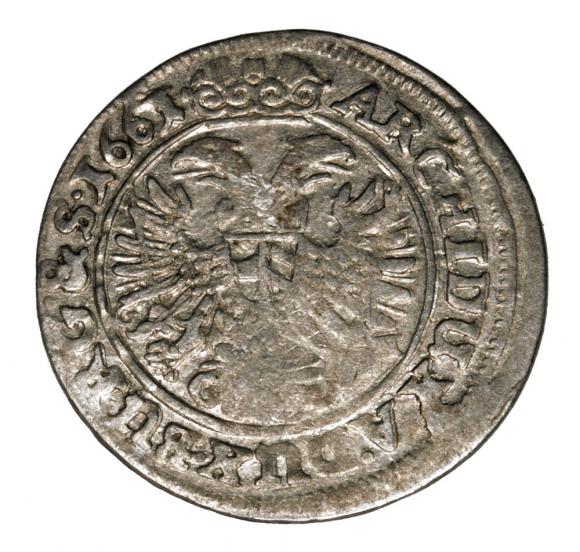 3 krezuer 1661 Leopold I Silesia Wroclaw (2)