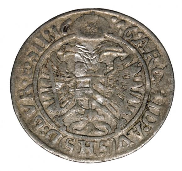 3 krezuer 1666 Leopold I Silesia Wroclaw