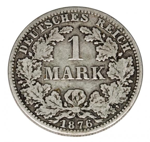 1 mark 1876 Wilhelm I Prussia Berlin