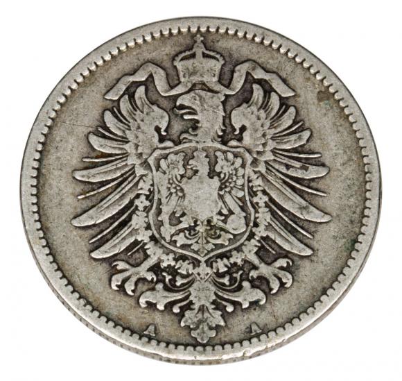 1 mark 1876 Wilhelm I Prussia Berlin