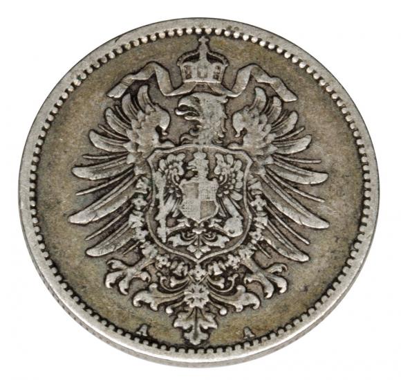 1 mark 1883 Wilhelm I Prussia Berlin