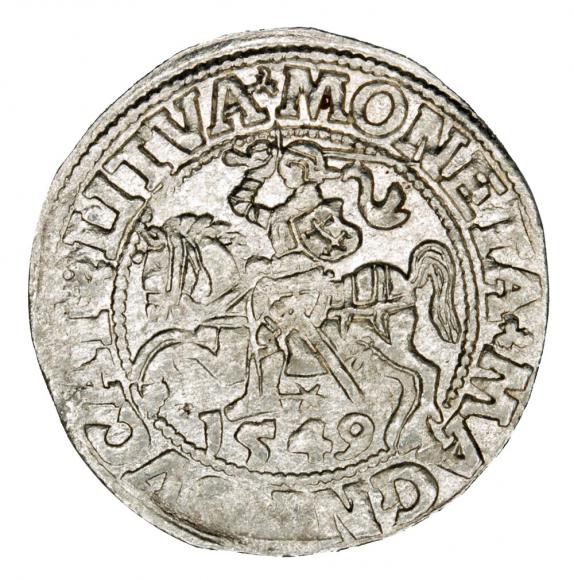 Half groschen 1549 Sigismund II Augustus Lithuania Vilnius