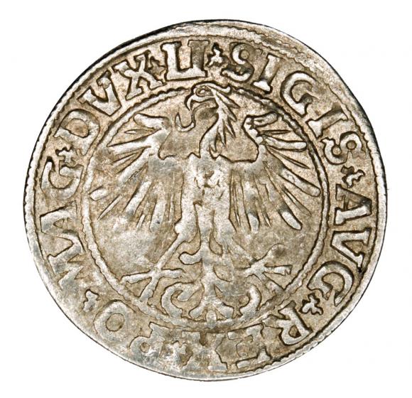 Half groschen 1549 Sigismund II Augustus Lithuania Vilnius (2)