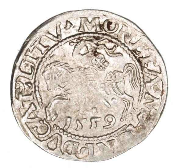 Half groschen 1559 Sigismund II Augustus Lithuania Vilnius (1)