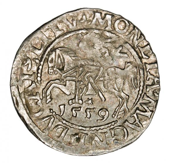 Half groschen 1559 Sigismund II Augustus Lithuania Vilnius (1)