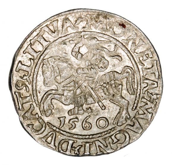 Half groschen 1560 Sigismund II Augustus Lithuania Vilnius