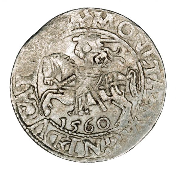 Half groschen 1560 Sigismund II Augustus Lithuania Vilnius (1)