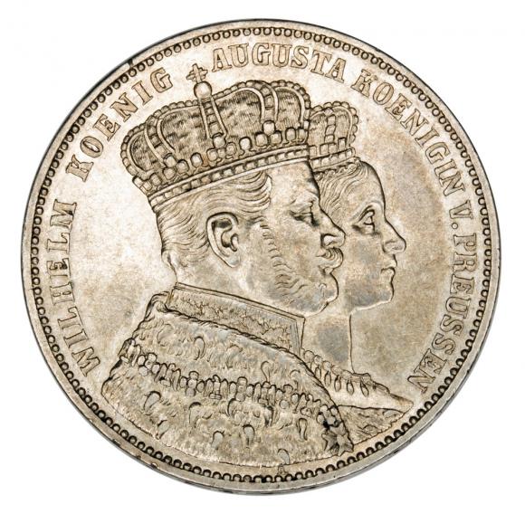 Thaler 1861 Wilhelm I Hohenzollern Prussia Berlin (1)