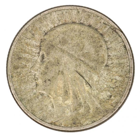 2 zlote 1934  Woman's Head Second Polish Republic Warsaw (1)