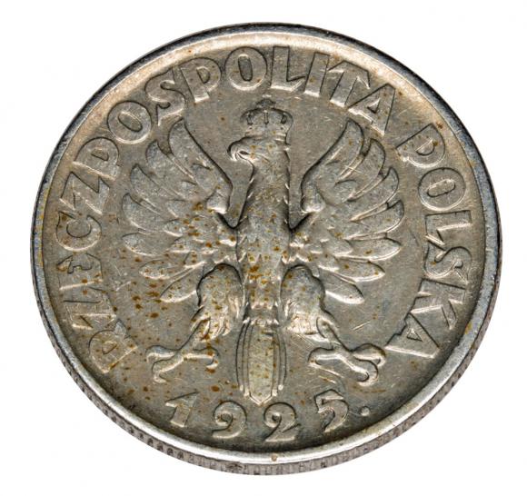 2 zlote 1925 Woman with ears of corn Second Polish Republic London (2)