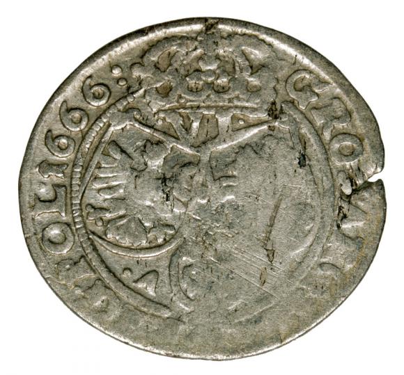 6 groschen 1666 John Casimir Krakow