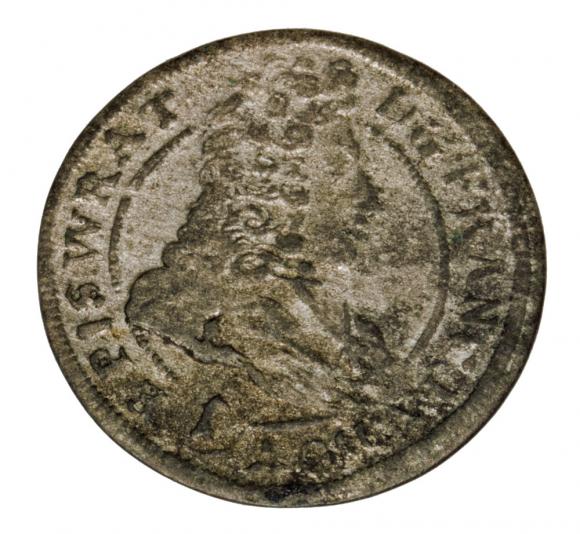 1 kreuzer 1700 Francis Louis of Neuburg Duchy of Nysa