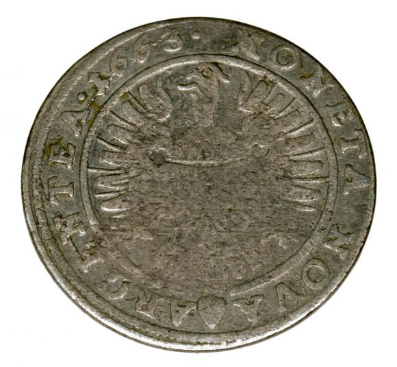 15 kreuzer 1663 Chistian Duchy of Brzeg - Legnica - Wolow Brzeg (2)