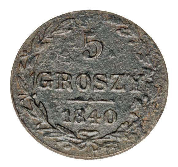 5 Groschen 1840 Nicholas I Polish Kingdom Warsaw (2)
