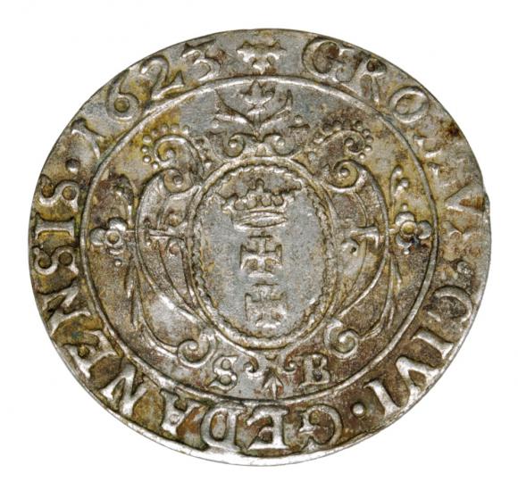 Groschen 1623 Sigismund III Vasa Gdansk (2)