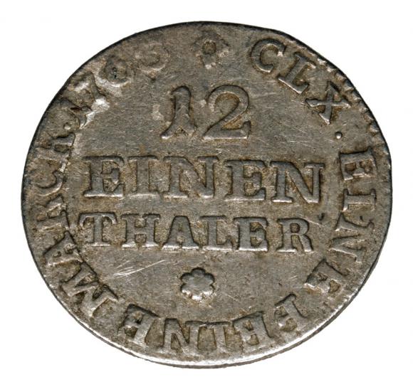 1/12 thaler 1763 Frederick Christian Germany Dresden (2)