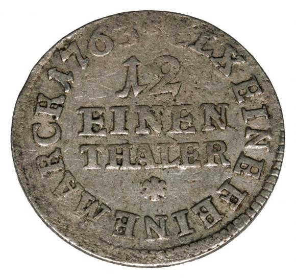 1/12 thaler 1763 Frederick Christian Germany Leipzig