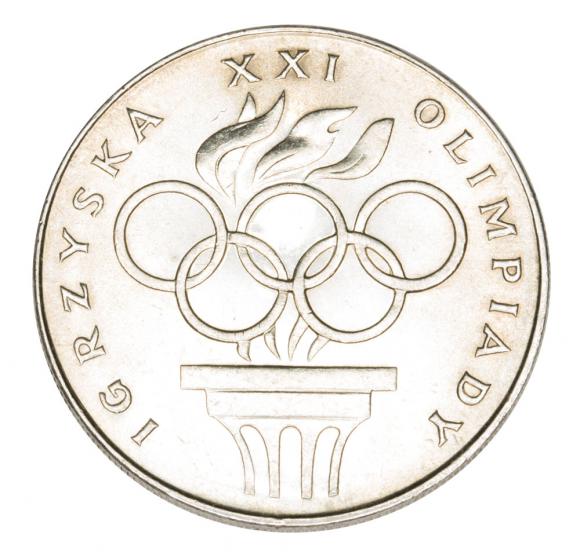 200 zlotych 1976 Games of the XXI Olympiad Third Polish Republic Warsaw