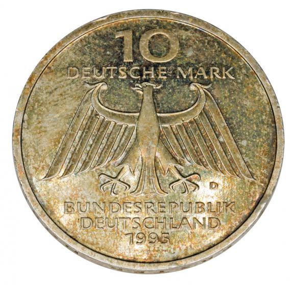 10 mark 1995 D Wilhelm Conrad Rontgen Germany (2)