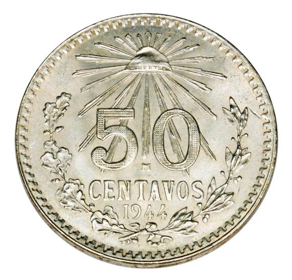 50 centavos 1944 Mexico
