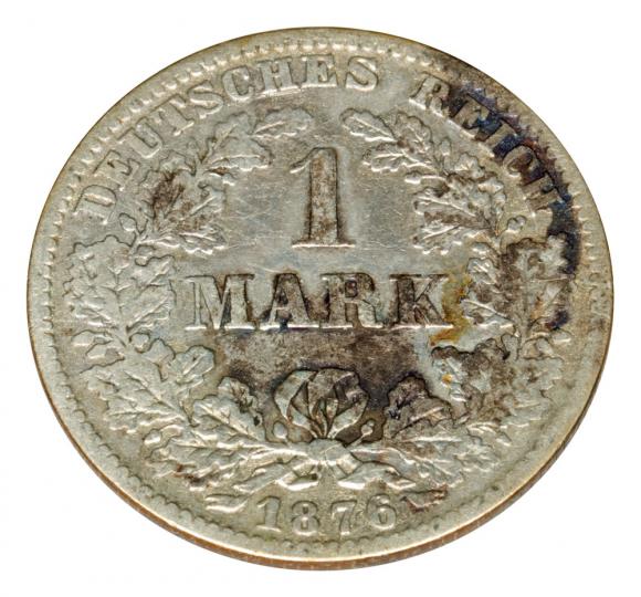 1 mark 1876 C Frankfurt