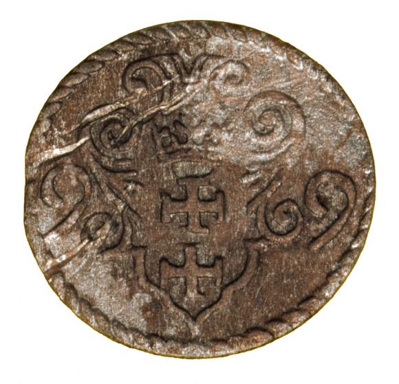 Denar 1599 Sigismund III Vasa Gdansk