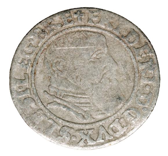 Groschen 1544 Frederick II Duchy of Brzeg Legnica Wolow