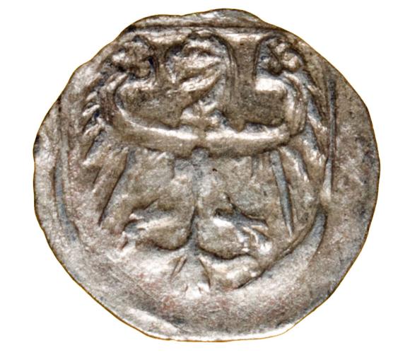 Heller 1412-1450 Konrad V Kantner / Konrad VII the White Duchy of Olesnica Olesnica (2)