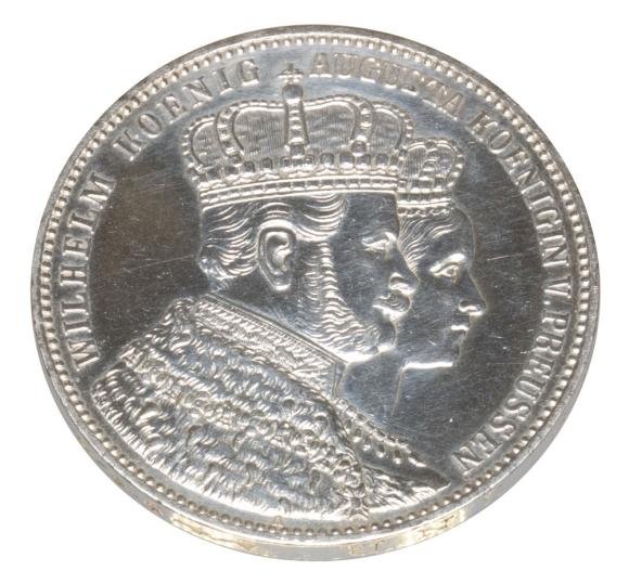 Thaler 1861 Wilhelm I Hohenzollern Prussia Berlin (1)
