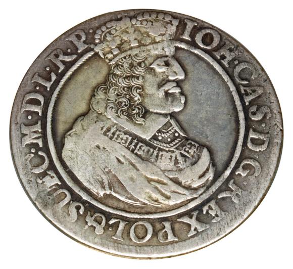 1/4 thaler 1663 John Casimir Gdansk (1)