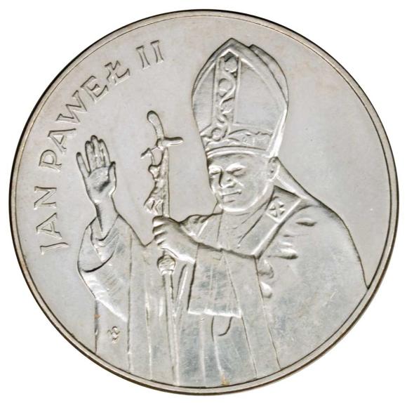 10000 zlotych 1987 Pope John Paul II Polish People's Republic Warsaw (1)