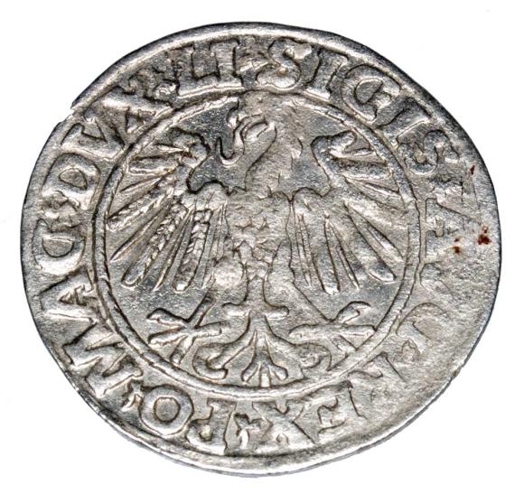 Half groschen 1547 Sigismund II Augustus Lithuania Vilnius (2)