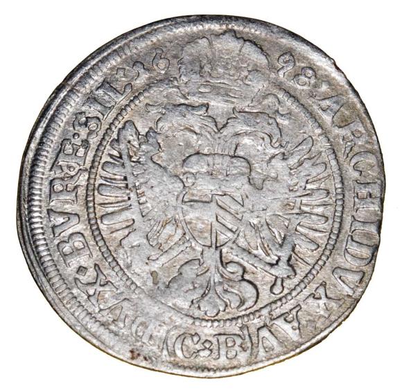 3 kreuzer 1698 Leopold I Brzeg (2)
