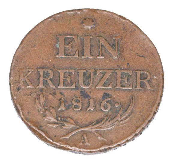 1 kreuzer 1816 Francis II Austria Wien (1)