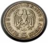 mini: 5 marek 1936 Paul von Hindenburg / orzeł pruski Stuttgart (2)