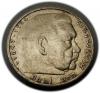 mini: 5 marek 1936 Paul von Hindenburg / orzeł pruski Stuttgart (1)