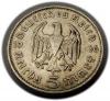 mini: 5 marek 1936 Paul von Hindenburg / orzeł pruski Stuttgart (2)