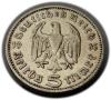 mini: 5 marek 1935 Paul von Hindenburg / orzeł pruski Stuttgart (2)