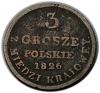 mini: 3 groschen 1826 Polish Kingdom Warsaw (1)