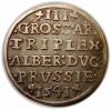 mini: Trojak 1541 Albrecht Hohenzollern Księstwo Pruskie Królewiec (2)
