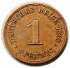mini: 1 Pfennig 1899 Wilhelm II Hohenzollern German Empire Berlin (1)