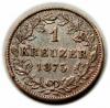 mini: 1 krajcar 1873 Karol Wirtemberski Wirtembergia (1)