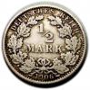 mini: 1/2 marki 1906 Wilhelm II Hohenzollern Niemcy Muldenhutten (1)